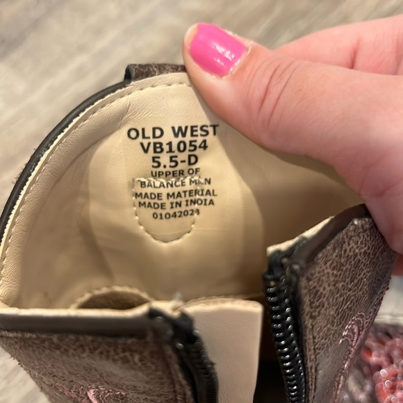 Old West Toddler Cowgirl Boots - Picture 5 of 11